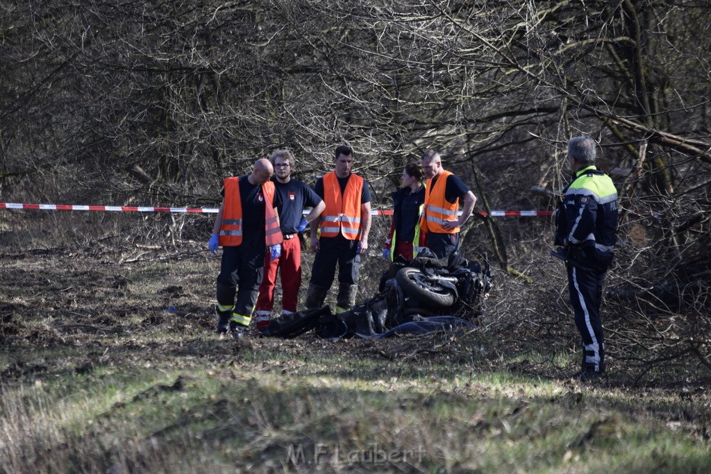 Schwerer VU Krad Fahrrad Koeln Porz Alte Koelnerstr P048.JPG - Miklos Laubert